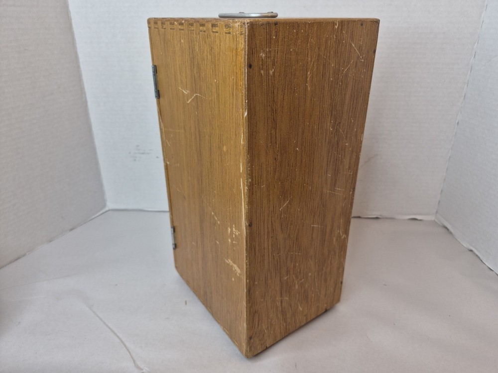 Vintage Monolux 600x Microscope Replacement Wood Storage Case