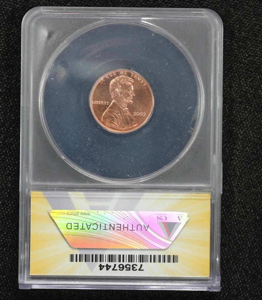 2009 Lincoln Chronicles Cent Professional Years Reverse ANACS MS-67 Red 2I76
