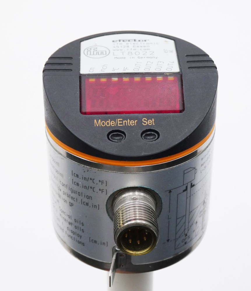 IFM Electronic LT8022 Electronic Level Sensor -used-