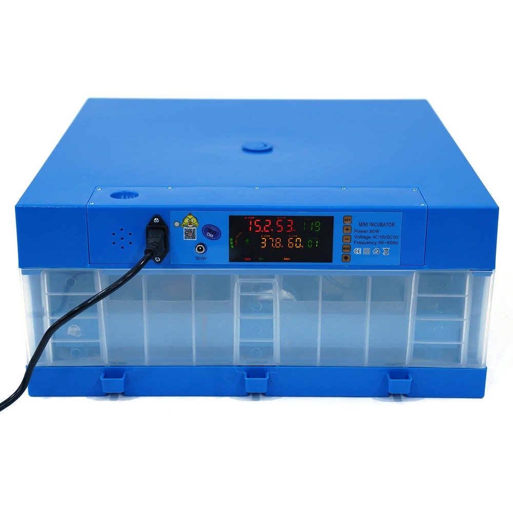 Incubator Automatic Digital Chicken Egg Hatcher 64 Eggs Temperature Control