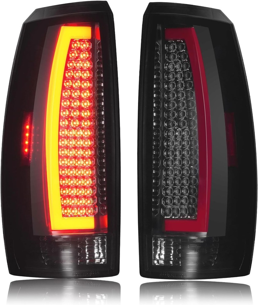 ESCALADE EXT 2007-2013 CUSTOM LED TAILLIGHTS RED SMOKED LENS