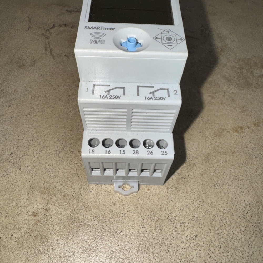 Finder 16A Multifunction Programmable SMARTimer 12-24VAC/DC w/ 2 Channels Used.