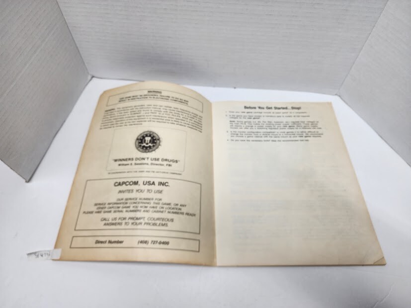 Willow capcom 1989 arcade video game Manual #4396