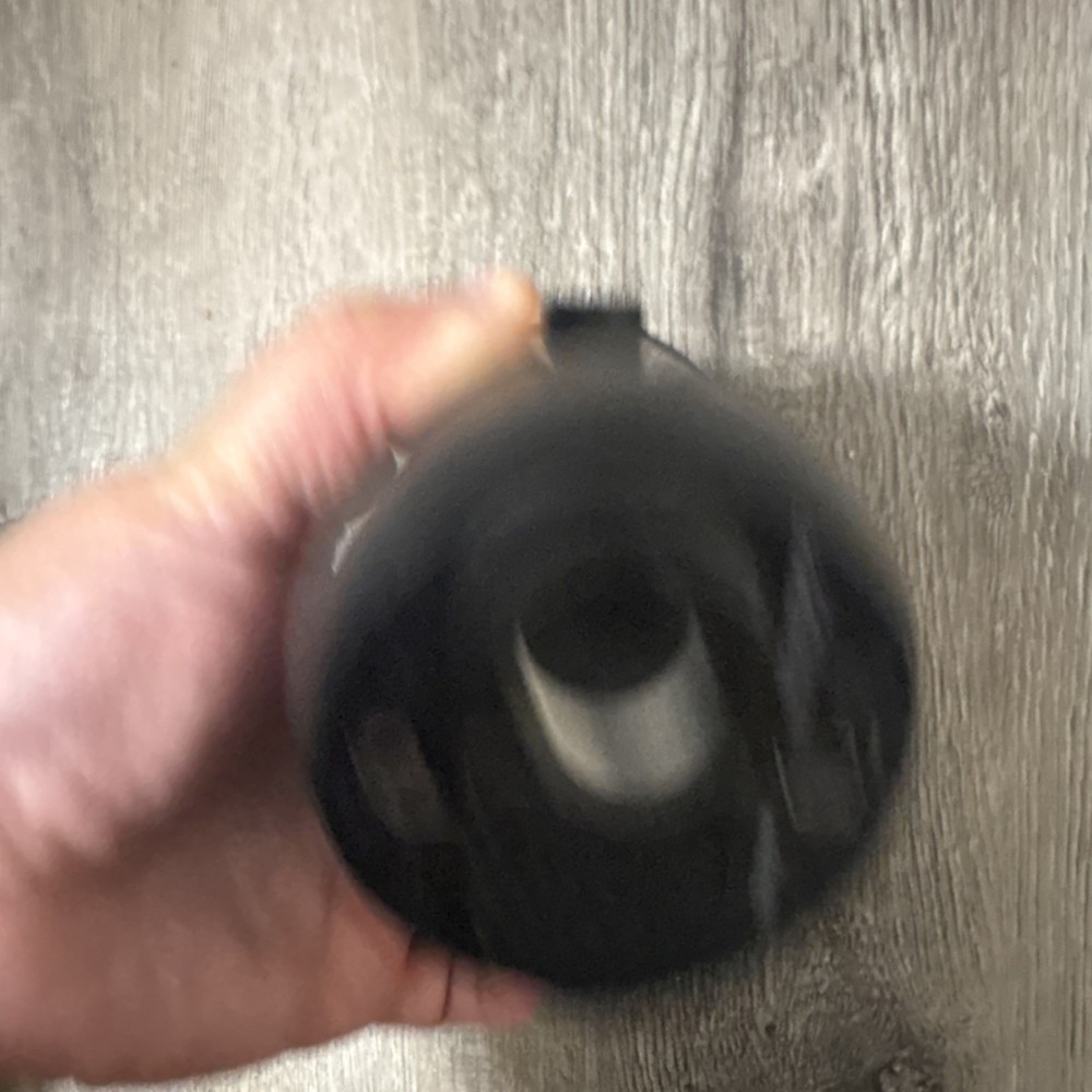 Blue Freestanding Black Microphone with Mute Switch and Volume Control