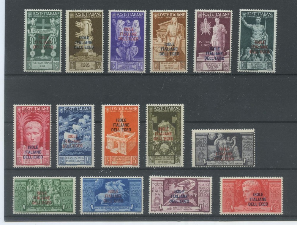 Aegean Colonies 1938 AUGUST 15V. ** CENTERED
