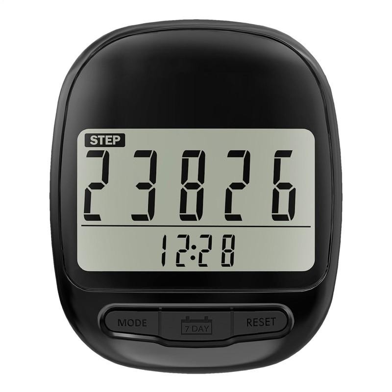 Clip On Pedometer Digital LCD Display Walking Pedometer Step
