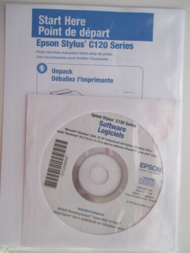 Setup SOFTWARE for EPSON Stylus C120 Series Printer Software