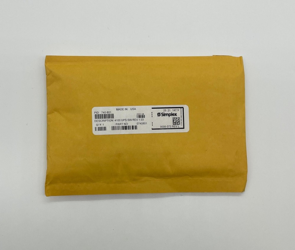Simplex 740-801 - Same Day Shipping (SEALED)