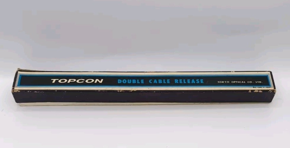 Topcon Vintage Double Cable Release Shutter Release with original box