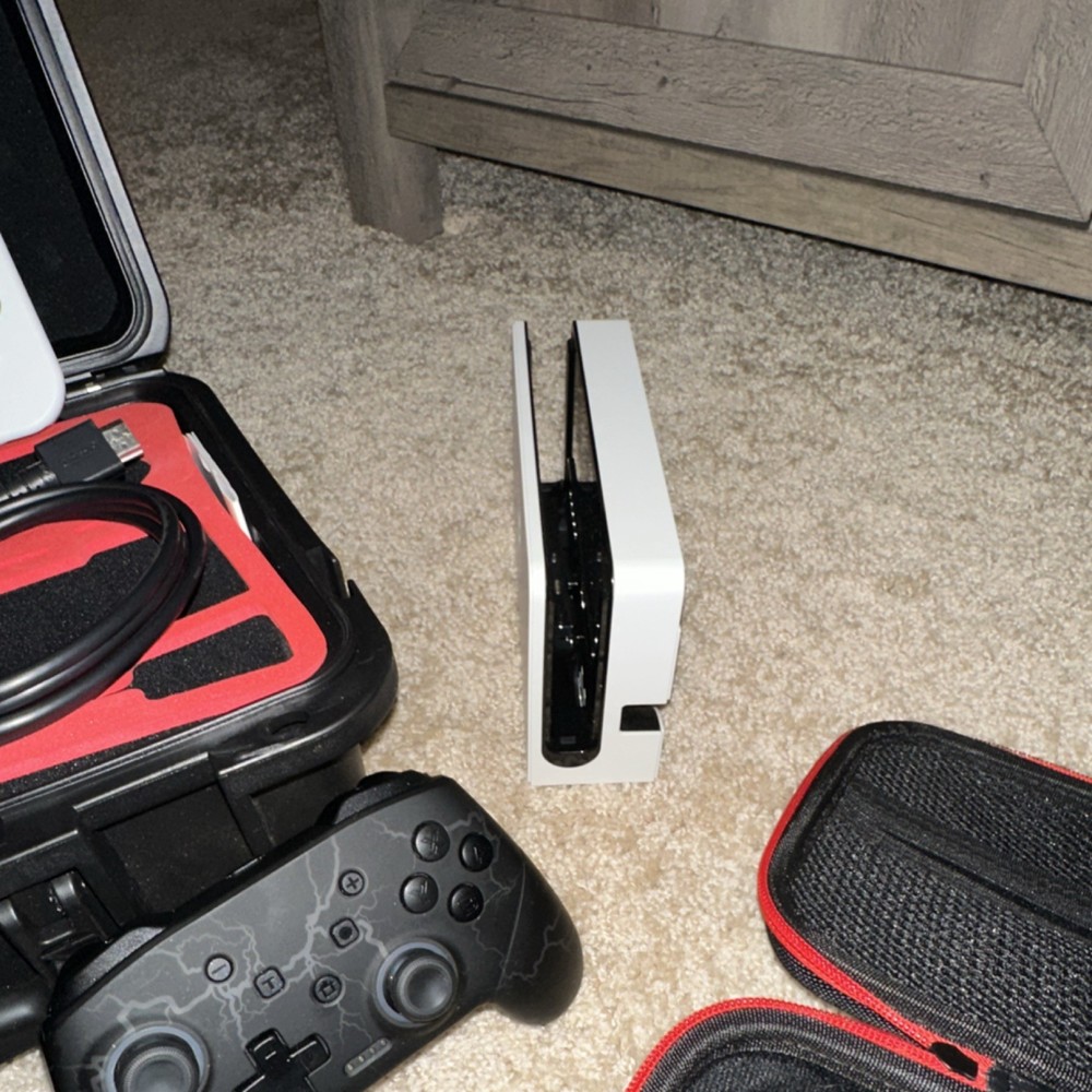 Nintendo Switch OLED Console Bundle with Controllers and Carrying Case