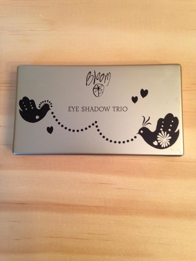 Bloom Cosmetics Cool eye shadow trio Platinum Slate & Ash