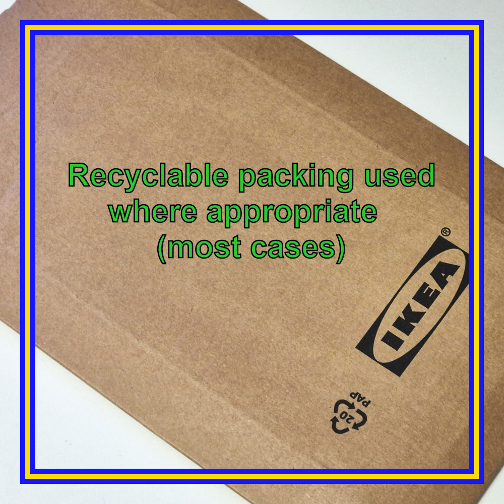 192285 X 2 IKEA White Metal Support Bracket