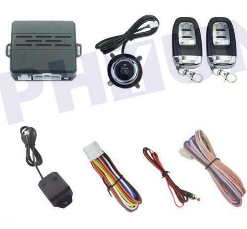 Car One Key Start Alarm System Security Alarm Ignition Engine Start Push Button