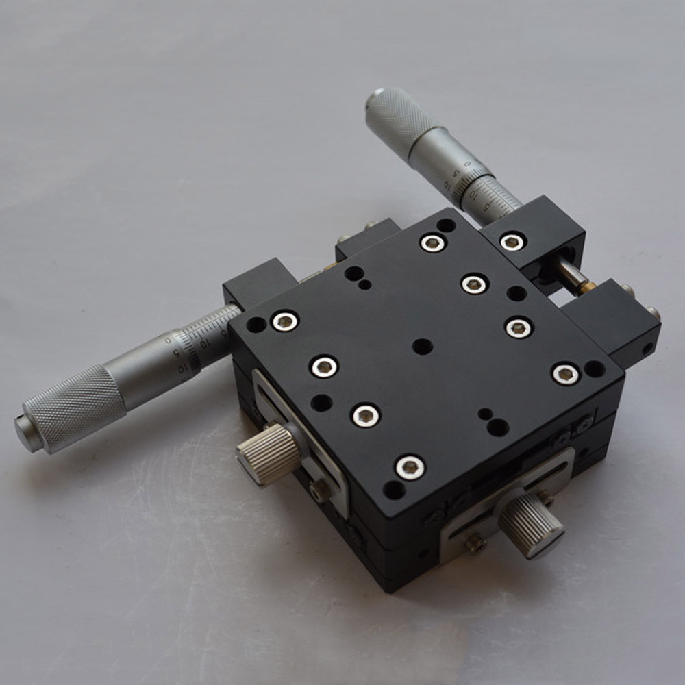XY Axis Trimming Station Displacement Platform Linear Stage Sliding Table 60mm