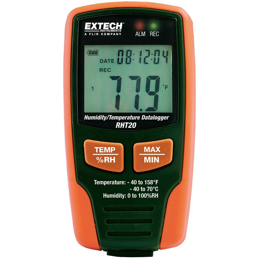 Extech RHT20 Temperature & Ur Data Logger USB LCD Long Battery Life