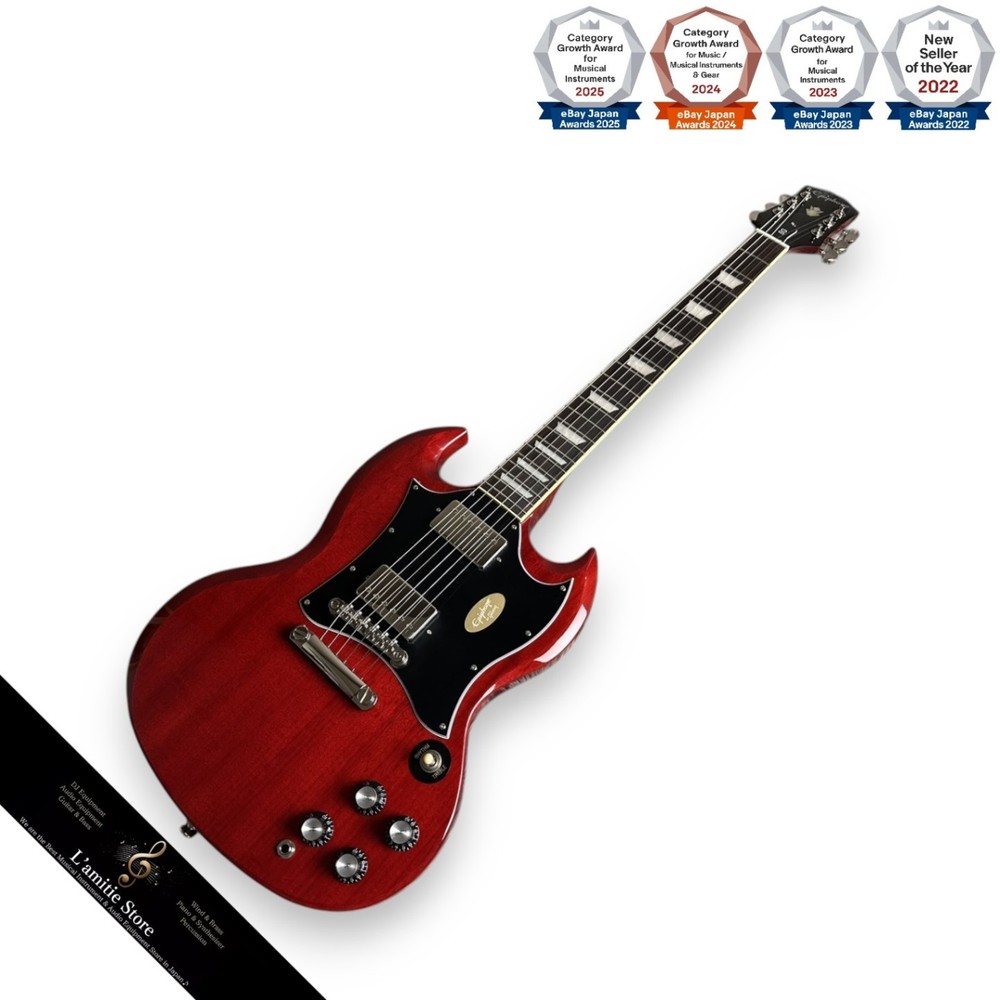 Epiphone SG Standard Cherry Electric Guitar with Soft Case
