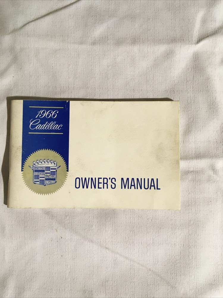 1966 Cadillac Owners Manual - Original