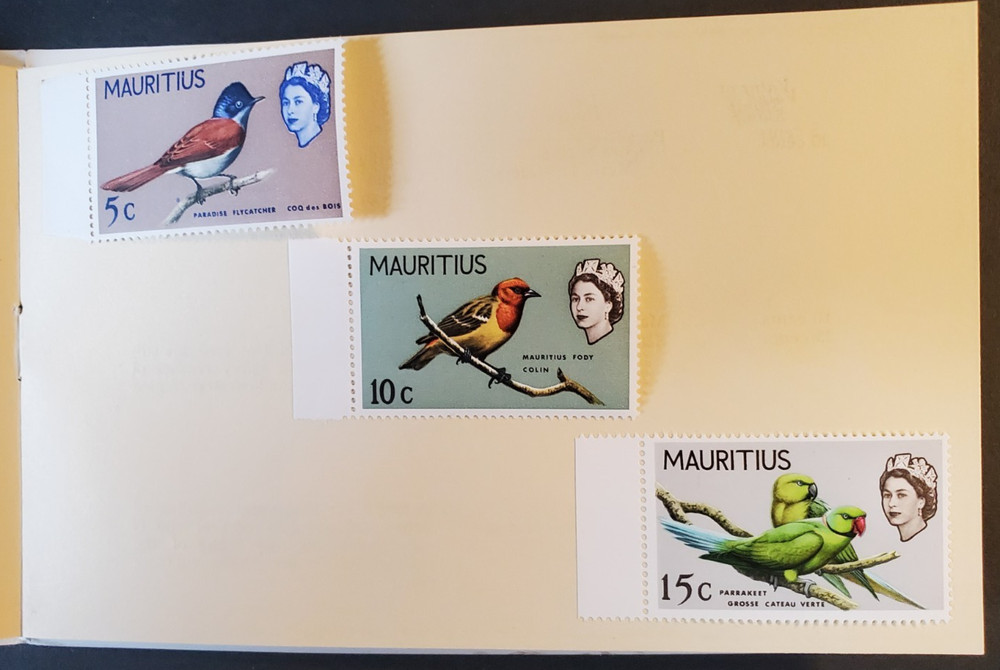 Mauritius Postage Stamp Booklet - Birds 1965 Complete Never Hinged