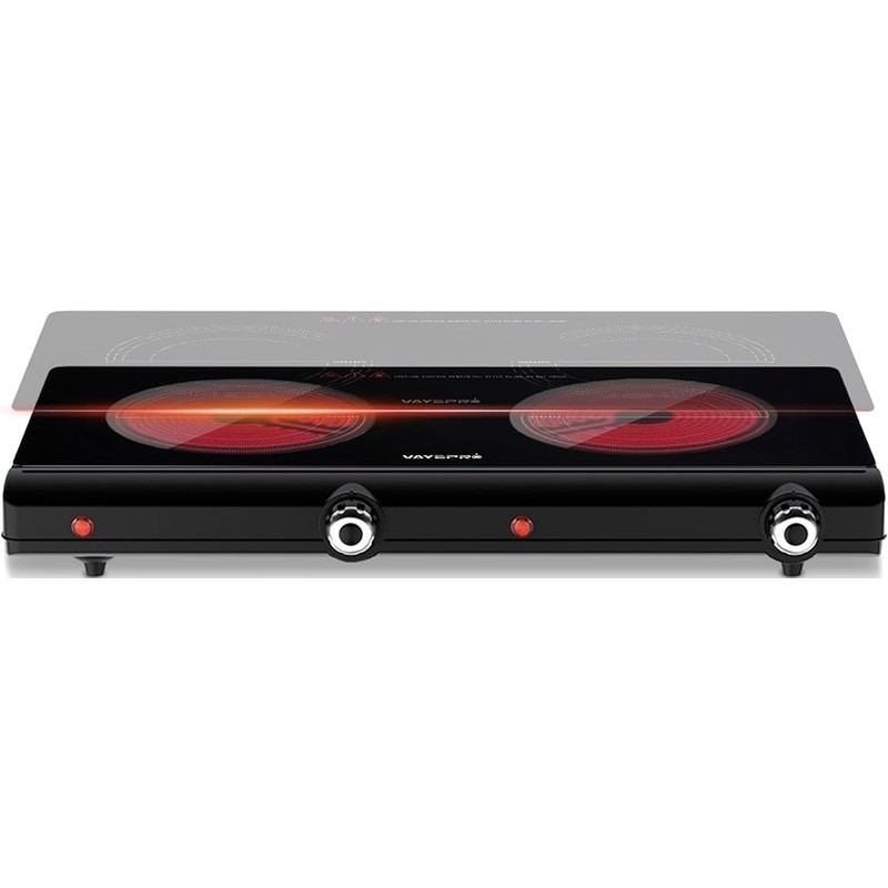 Electric Infrared Burner Multi-Function Cooking Portable Safe Lightweight 1800W