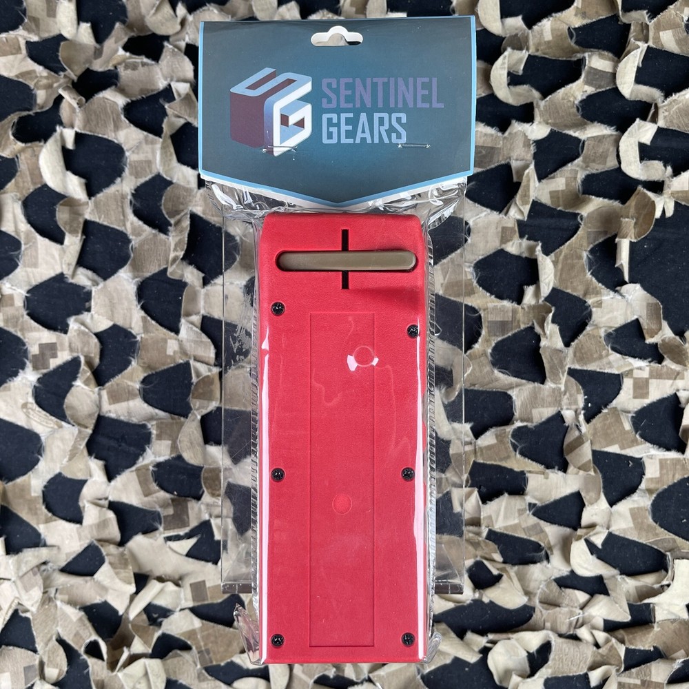 NEW Sentinel Gear 1500 Round Side Winding Airsoft Speed Loader - Red