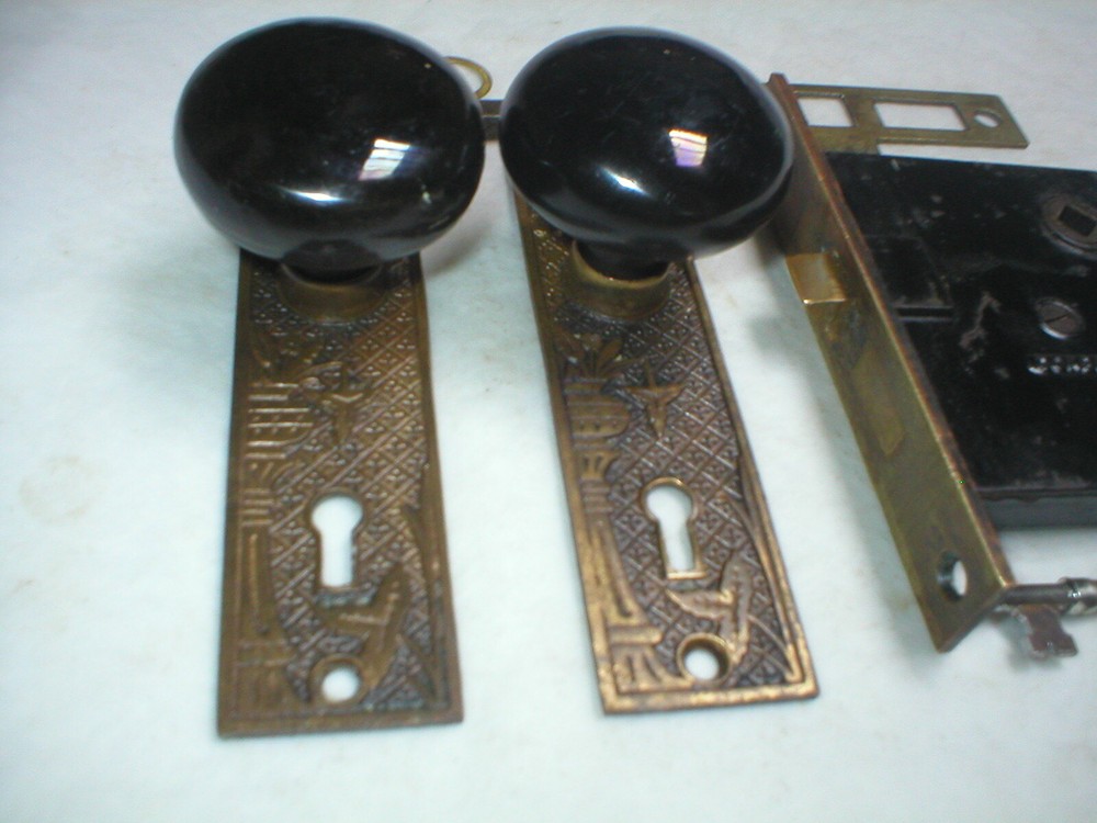 Antique Victorian Era Door Hardware