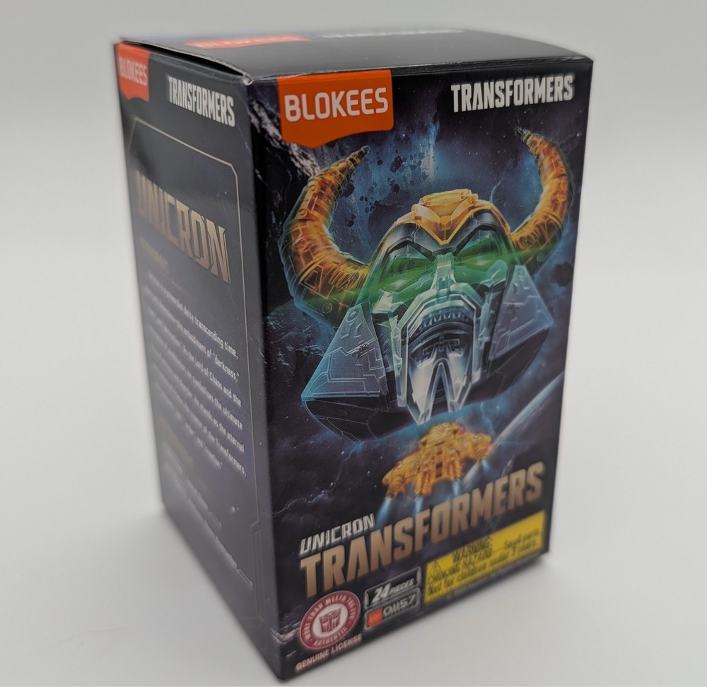 Blokees Transformers Unicron Head w/ Autobot Shuttle Translucent Clear Model Kit