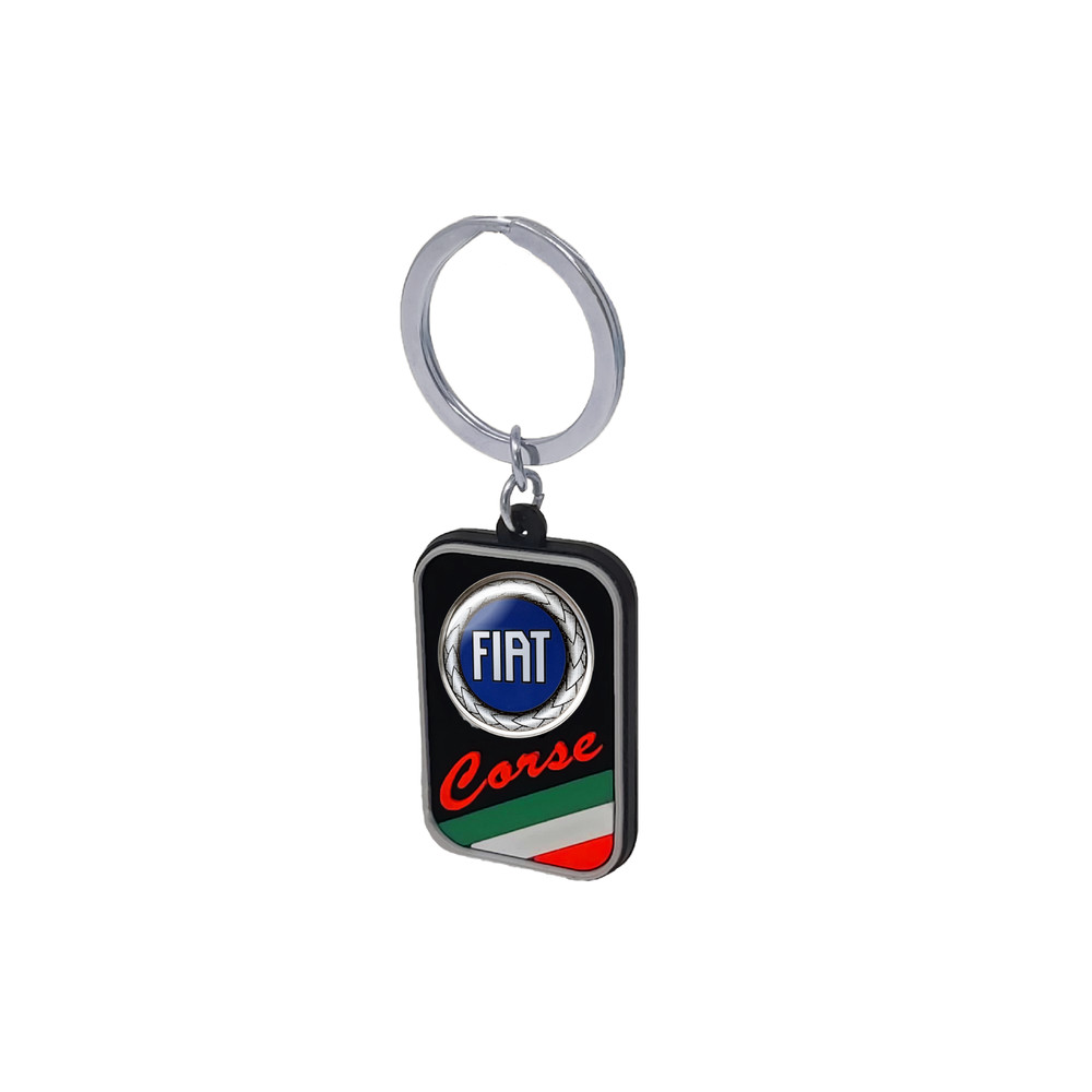 Fiat Blue Key Ring, 4.2 X 2.6 Cm