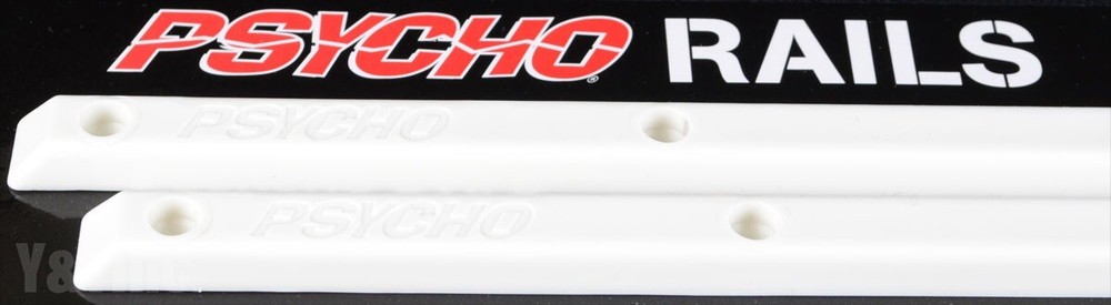 Vision Psycho Brand 14.5" Skateboard Rails WHITE