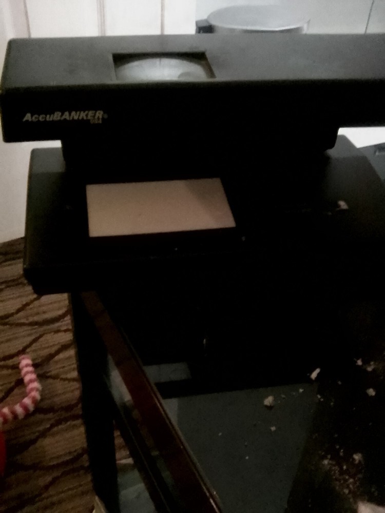 AccuBanker D64 Counterfeit Money Detector black