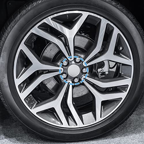 48mm Inner Diameter 6 Clips 53mm Overall Outer Diameter Wheel Rim Silver Tone