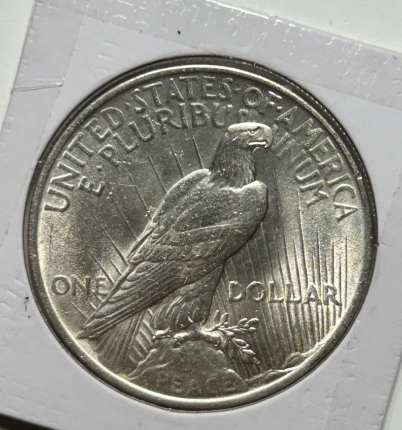 1922 Peace Dollar MS+ Mint State Plus 90% Silver Uncirculated Nice Old Coin B