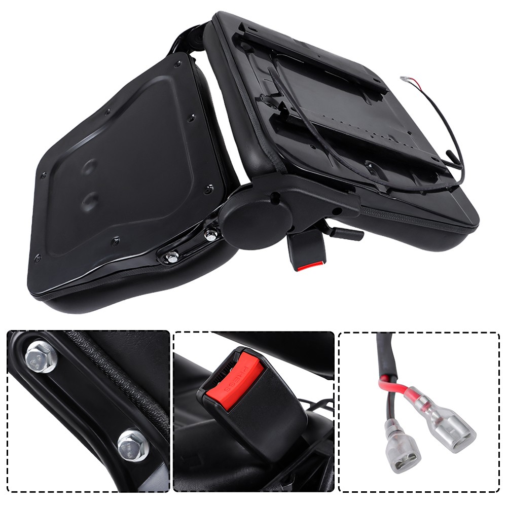 Universal Forklift Seat with Seat belt for Tractor Loader Excavator Mini Digger