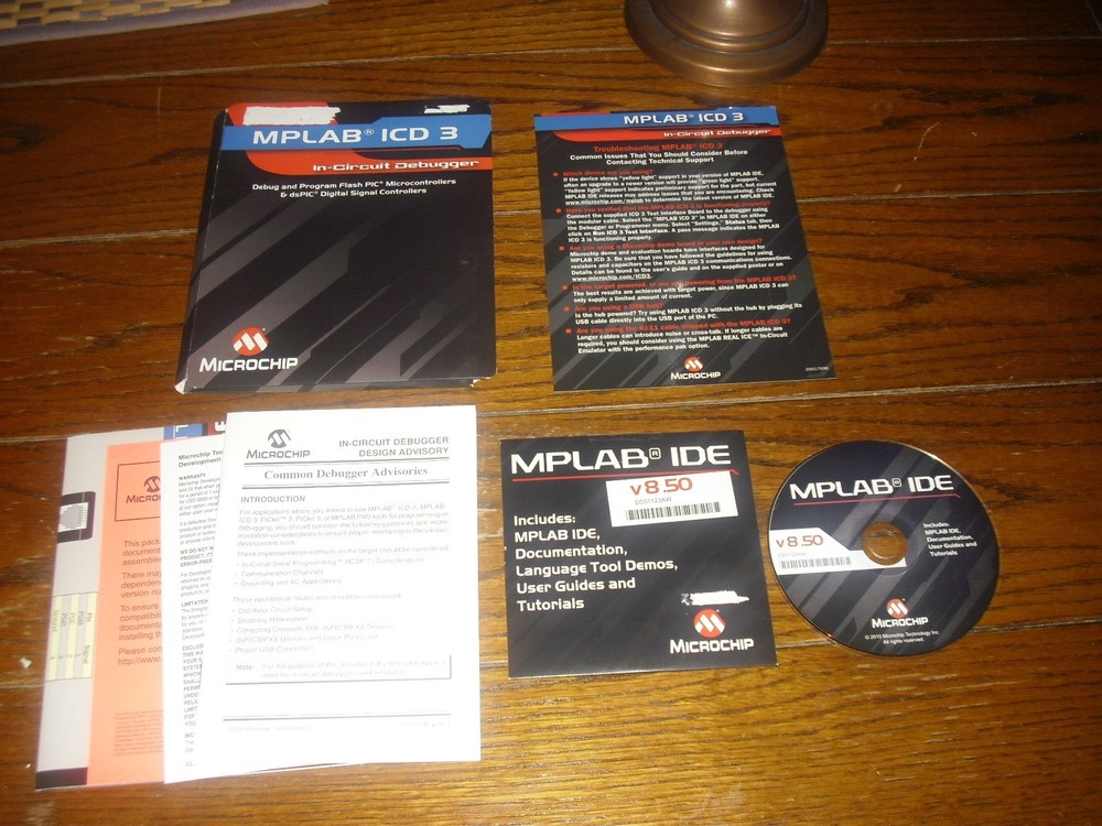 MicroChip MPLAB IDE v8.50 Software Installation CD