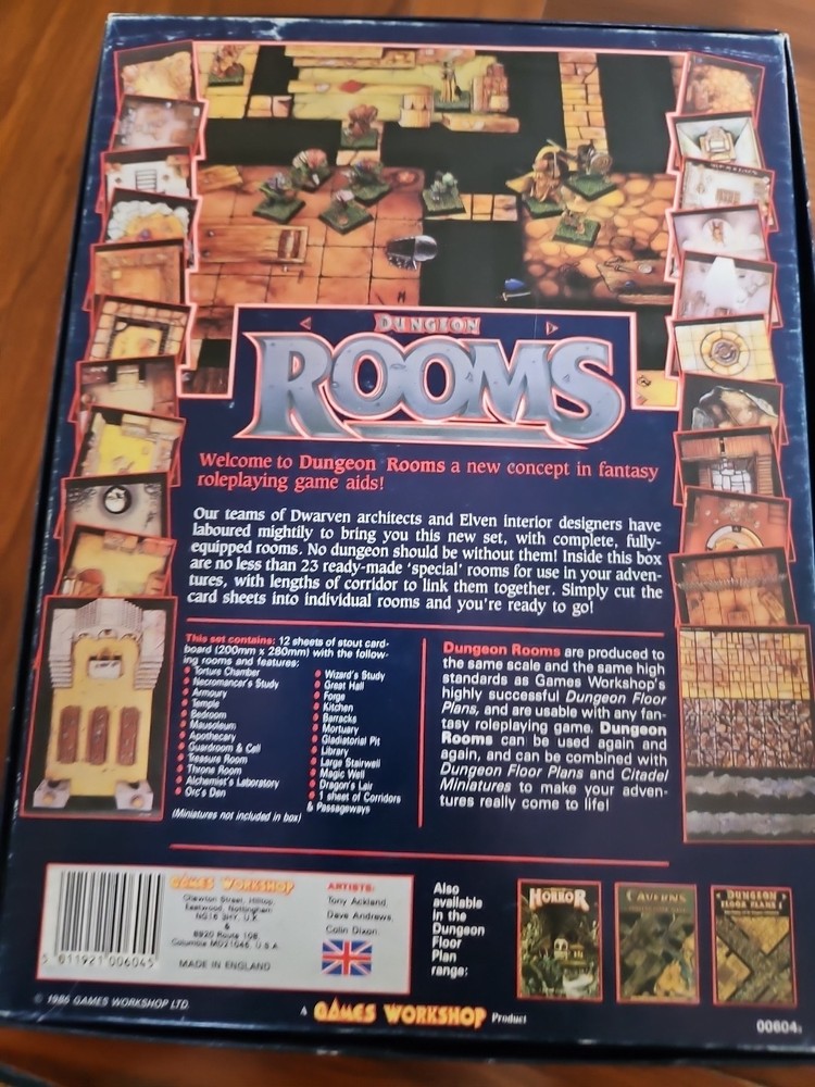 Dungeon Rooms Dungeon Floor Plans Set - Games Workshop