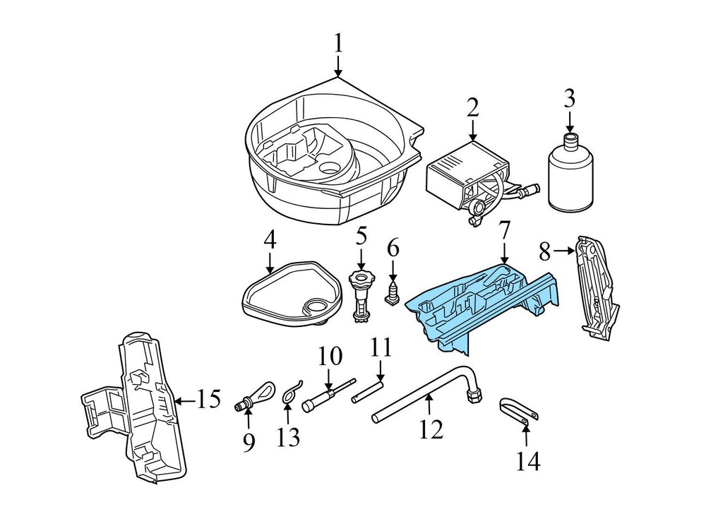 2005-2011 AUDI A6 - TOOL KIT 4F5012111A