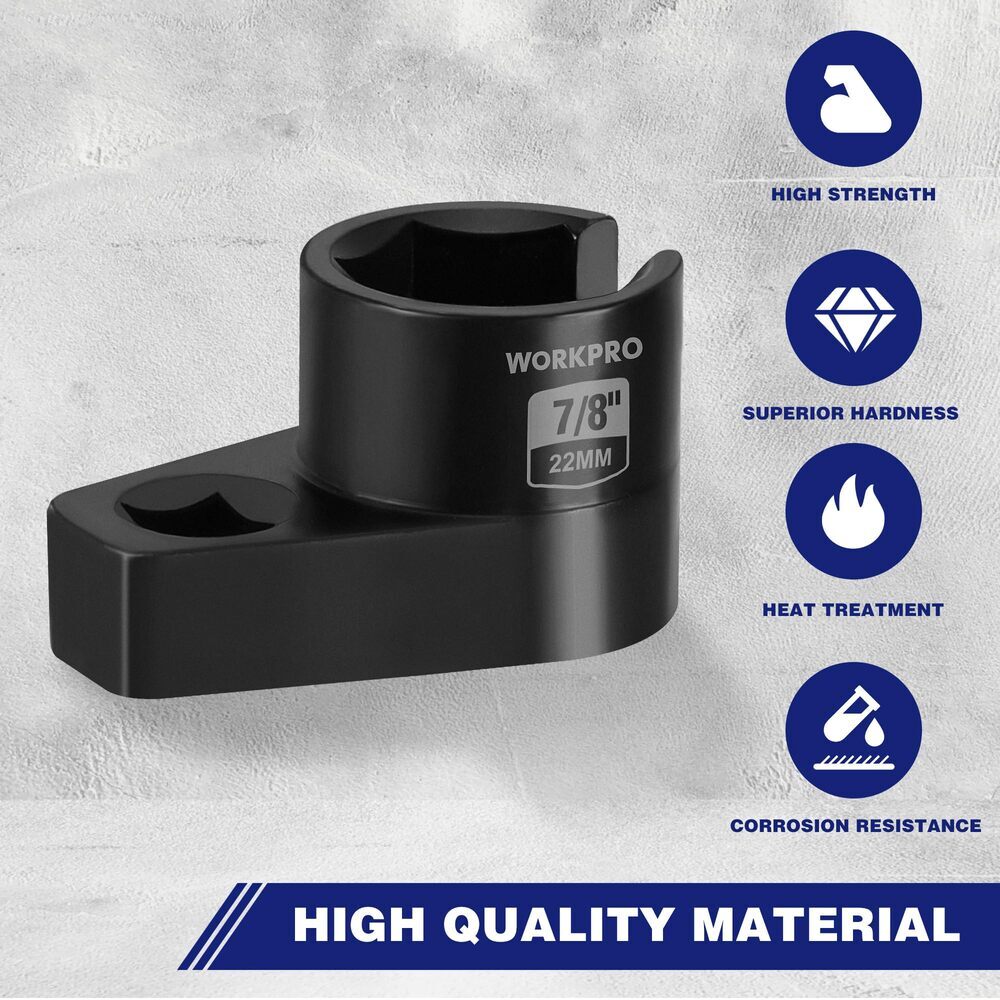 O2 Offset Oxygen Sensor Socket 3/8" Drivex 7/8" 22mm Removal Tool Wrench