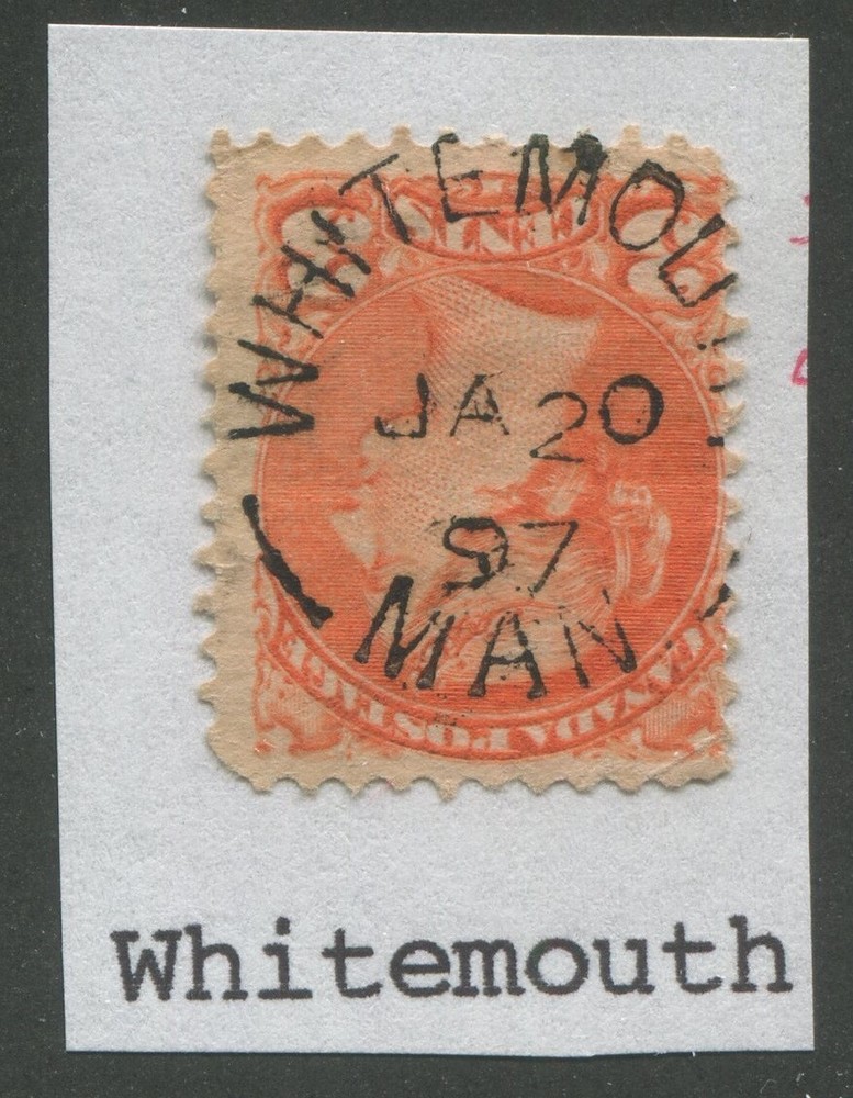 MANITOBA TOWN CANCEL "WHITEMOUTH"