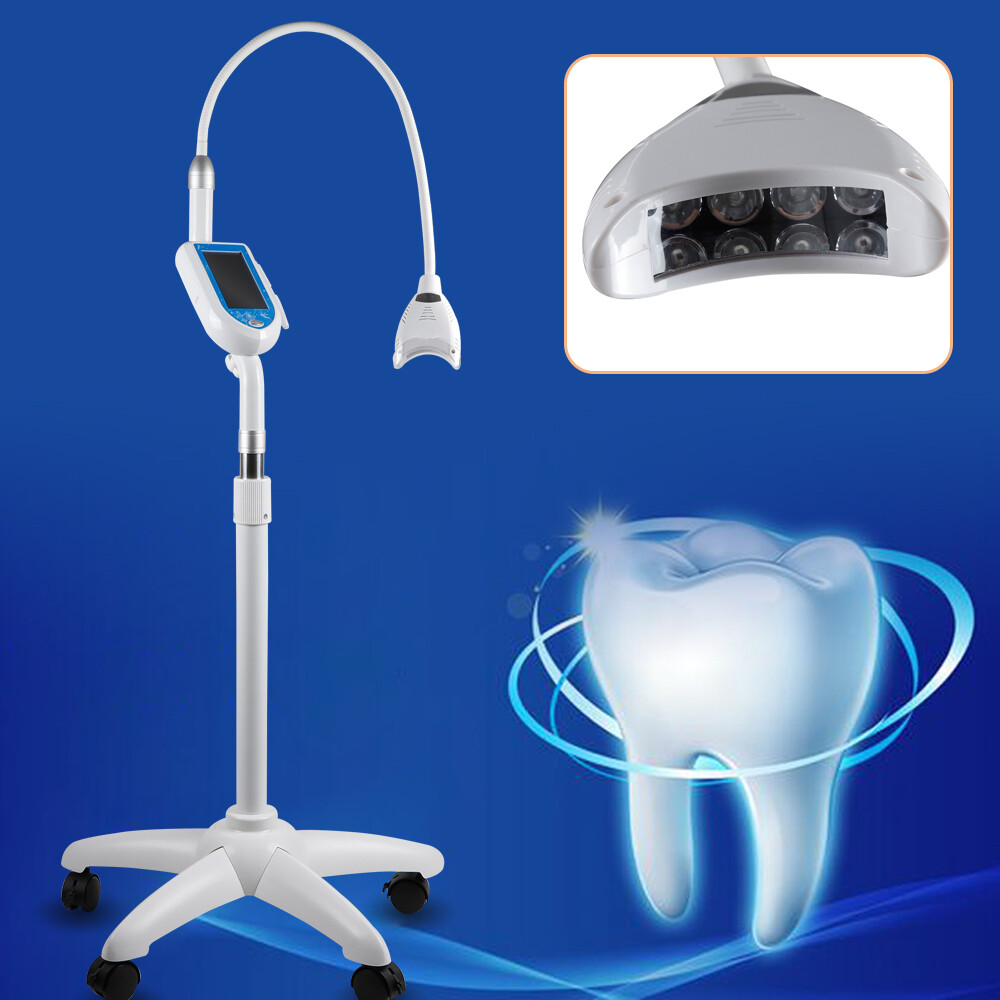 Mobile Dental Teeth Whitening Machine Cold LED Light Lamp Bleach Accelerator FDA