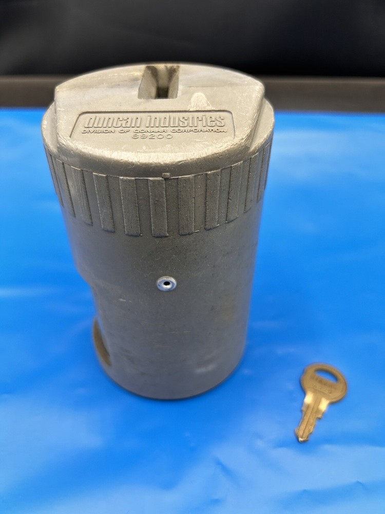 DUNCAN MILLER Parking Meter Locking Coin Vault, Cup - With KEY