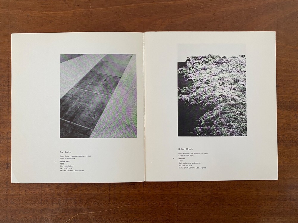 Five Sculptors: Andre/Flavin/Judd/Morris/Serra