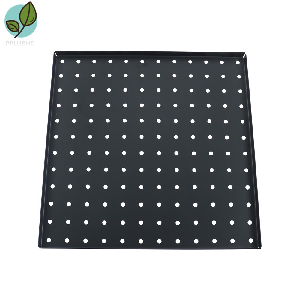 4Pcs Heavy Duty Metal Pegboard Panel Wall Organizer Panel Storage Hanger 12"×12"