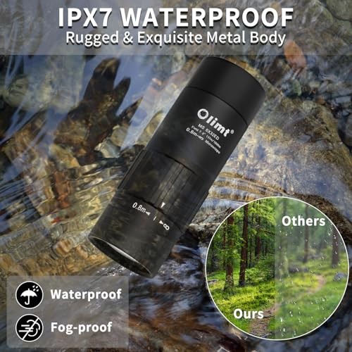 8x32 Monocular Telescope Mini Pocket Monocular Compact Monoculars for Black 1