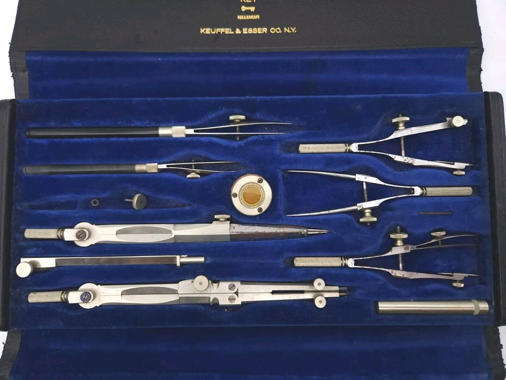 Vintage Keuffel Esser Drafting Tool Kit  N896