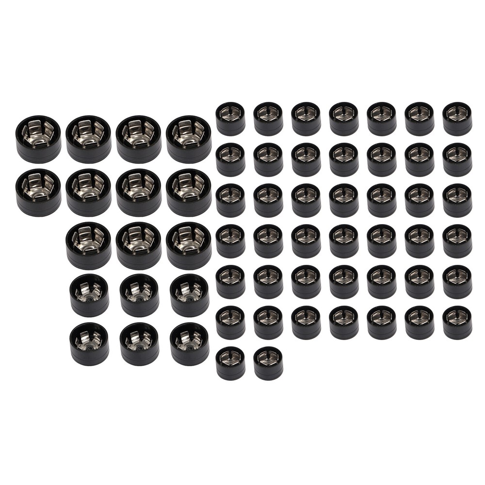 Black CNC Engine Bolt Covers Cap Kit For Harley Road Electra Glide FLHT FLHTCU