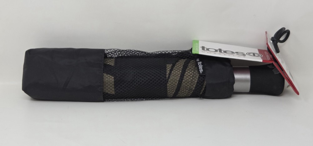 New Brown Totes Golf Size Canopy Umbrella - X-Large Coverage (55-68" Arc)