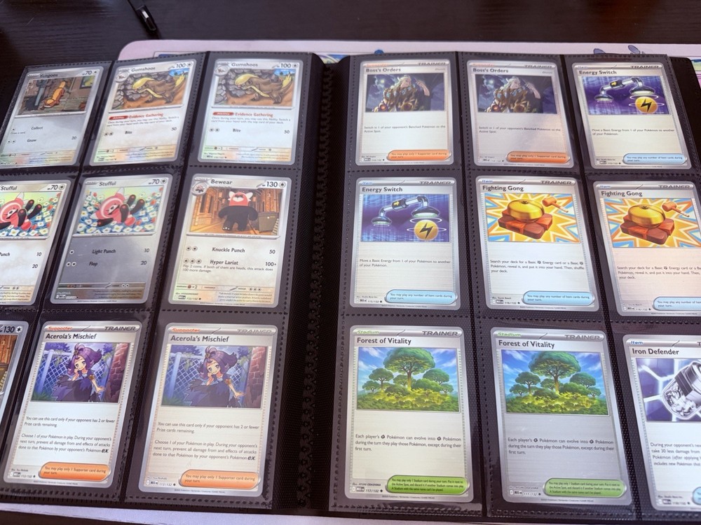 Mega Evolution 100% Complete Master Base Set with C/UC/H/RH & EXs