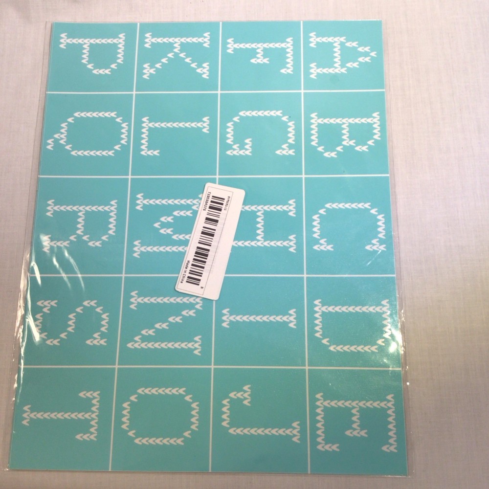 Chalk Transfers 4 Different Alphabets