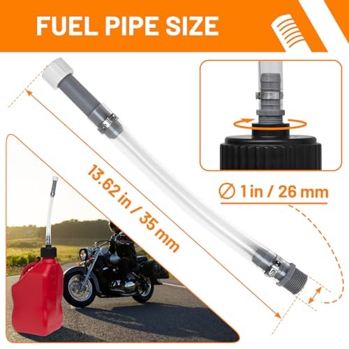 Practical Refueling Set with 4 PCS 4 PCS Hose+2 PCS Hose Bender+8 PCS Vent Cap