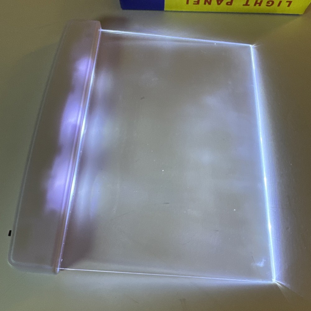 2pc LED Panel Reading Light, Flat Book Light Page Book Light For Reading In Bed