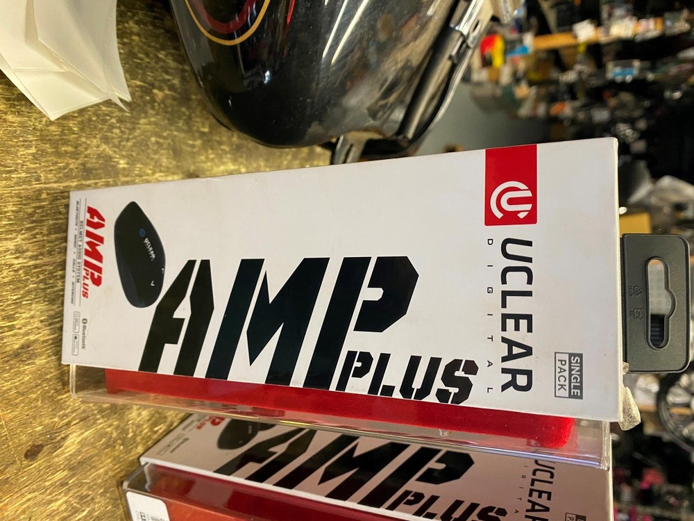 Uclear AMP Bluetooth Helmet Audio System Motorcycle Single Headset Boost Speaker